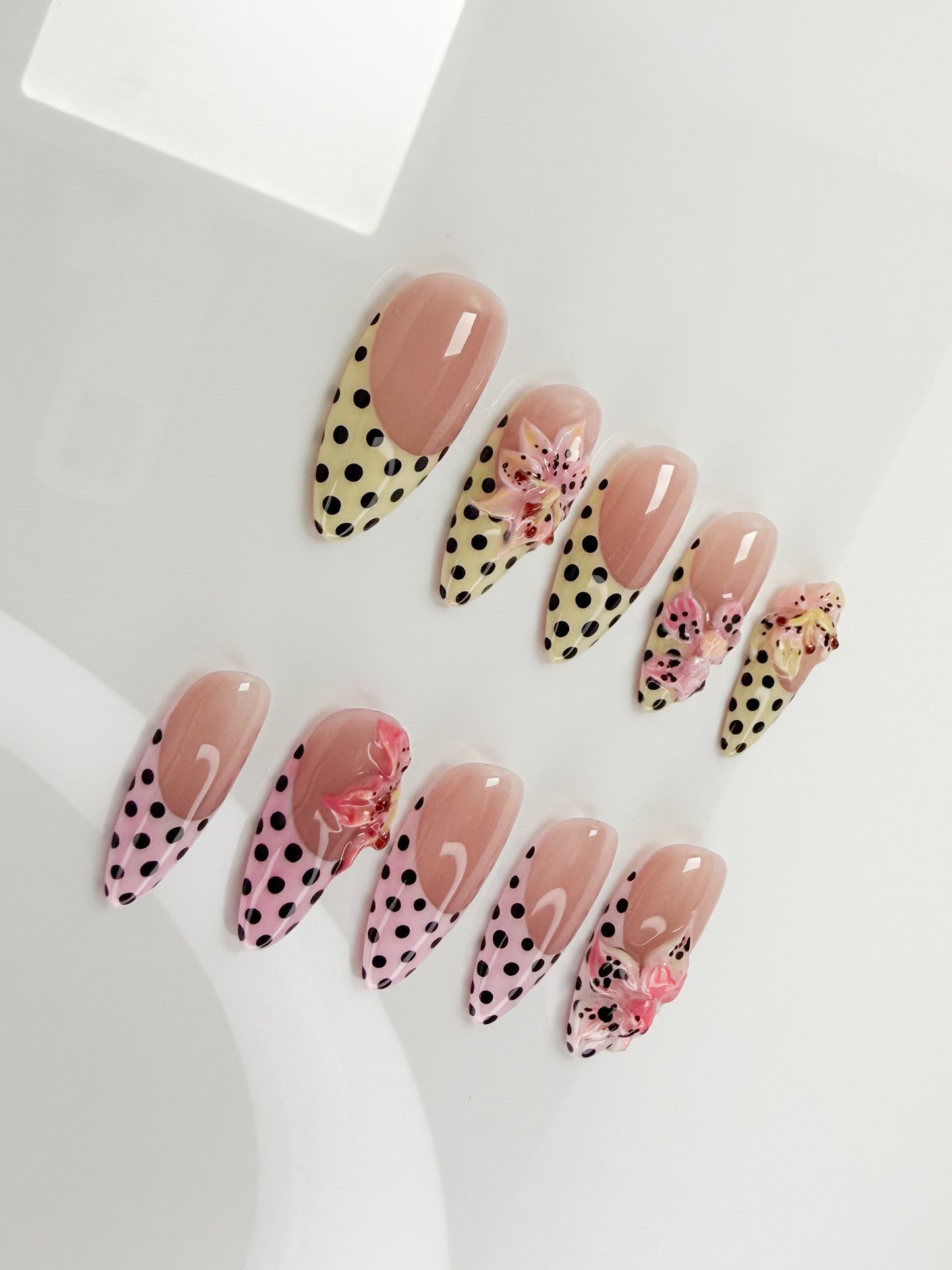 Polka Dot Flower Set