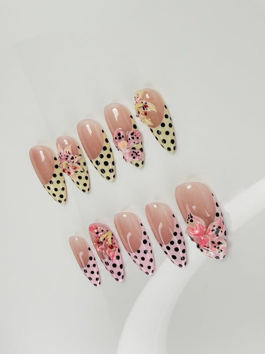Polka Dot Flower Set