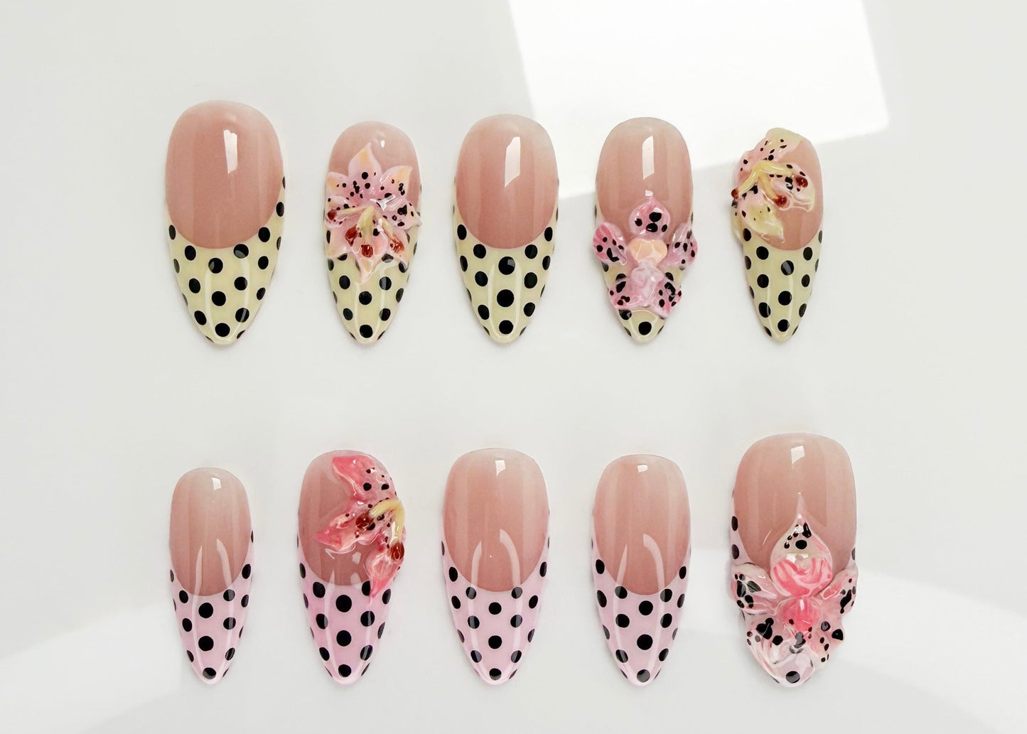 Polka Dot Flower Set