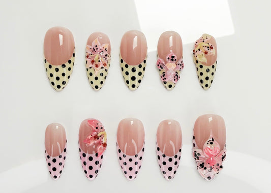 Polka Dot Flower Set